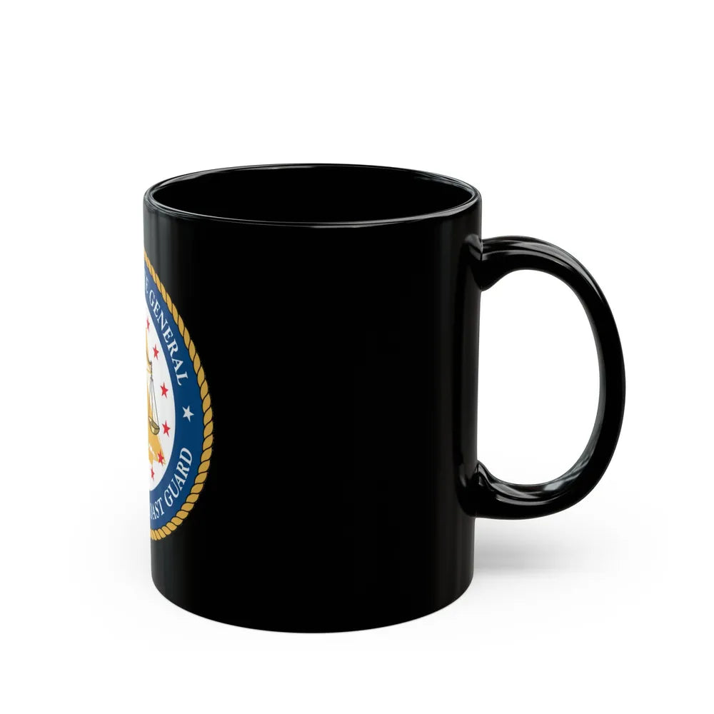 USCG Judge Advocate General (U.S. Coast Guard) Black Coffee Mug-Go Mug Yourself