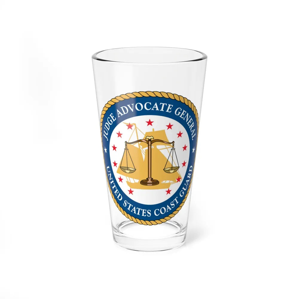 USCG Judge Advocate General (U.S. Coast Guard) Pint Glass 16oz-16oz-Go Mug Yourself