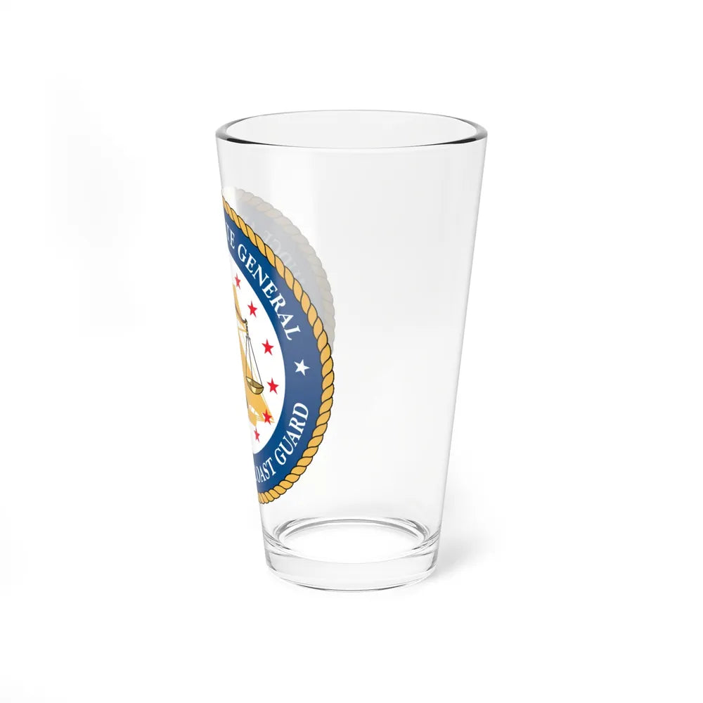 USCG Judge Advocate General (U.S. Coast Guard) Pint Glass 16oz-Go Mug Yourself