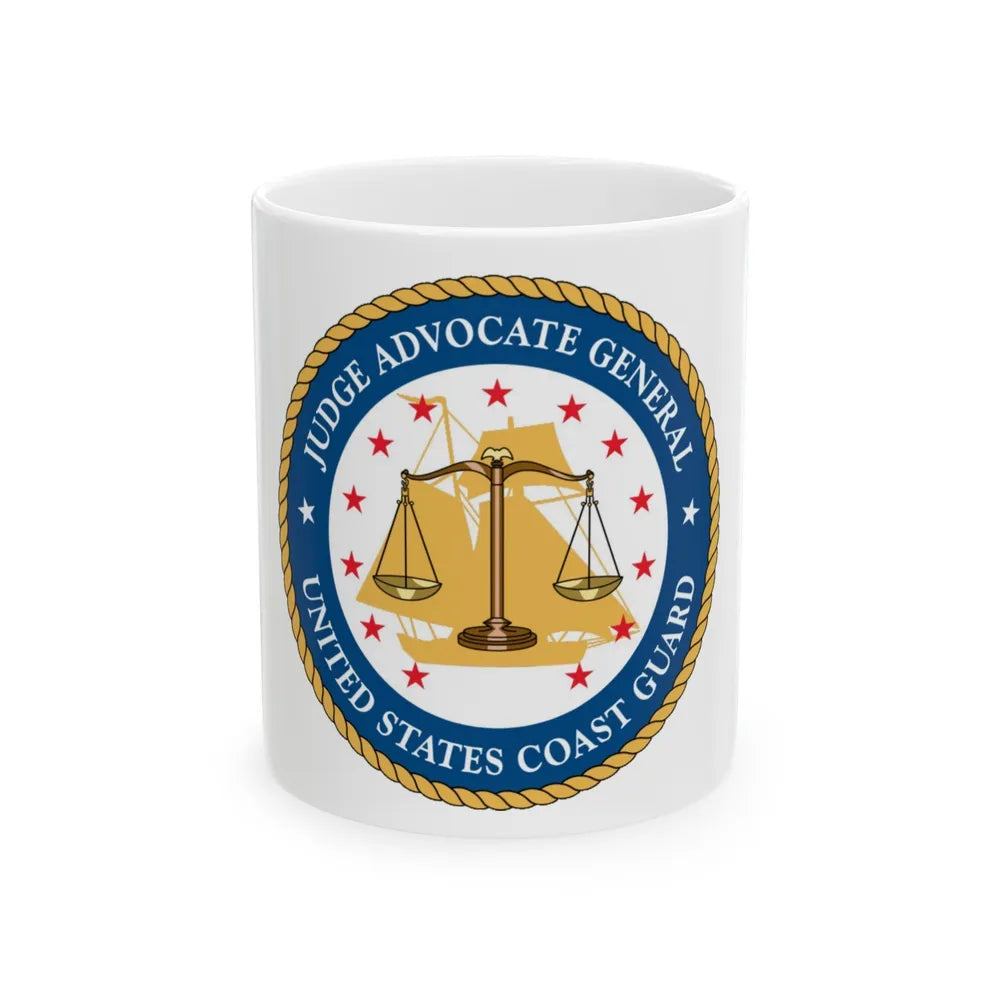 USCG Judge Advocate General (U.S. Coast Guard) White Coffee Mug-11oz-Go Mug Yourself