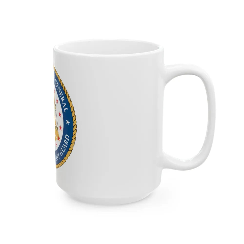 USCG Judge Advocate General (U.S. Coast Guard) White Coffee Mug-Go Mug Yourself