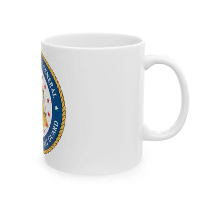 USCG Judge Advocate General (U.S. Coast Guard) White Coffee Mug-Go Mug Yourself