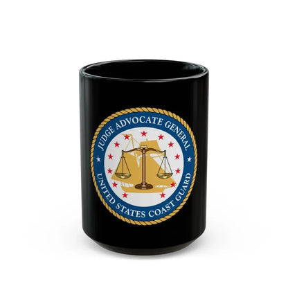 USCG Judge Advocate General (U.S. Coast Guard) Black Coffee Mug 15oz - Go Mug Yourself