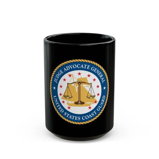 USCG Judge Advocate General (U.S. Coast Guard) Black Coffee Mug 15oz - Go Mug Yourself