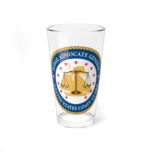 USCG Judge Advocate General (U.S. Coast Guard) Pint Glass 16oz 16oz - Go Mug Yourself