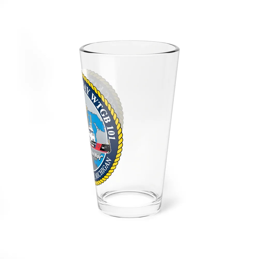 USCG Katmai Bay WTGB 101 (U.S. Coast Guard) Pint Glass 16oz-Go Mug Yourself