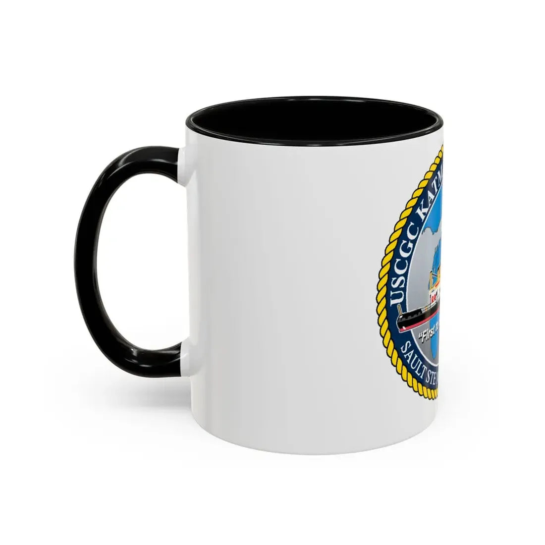 USCG Katmai Bay WTGB 101 (U.S. Coast Guard) Accent Coffee Mug - Go Mug Yourself