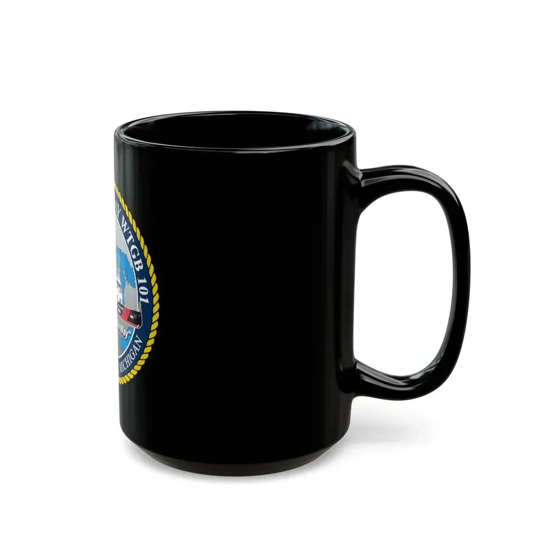 USCG Katmai Bay WTGB 101 (U.S. Coast Guard) Black Coffee Mug - Go Mug Yourself