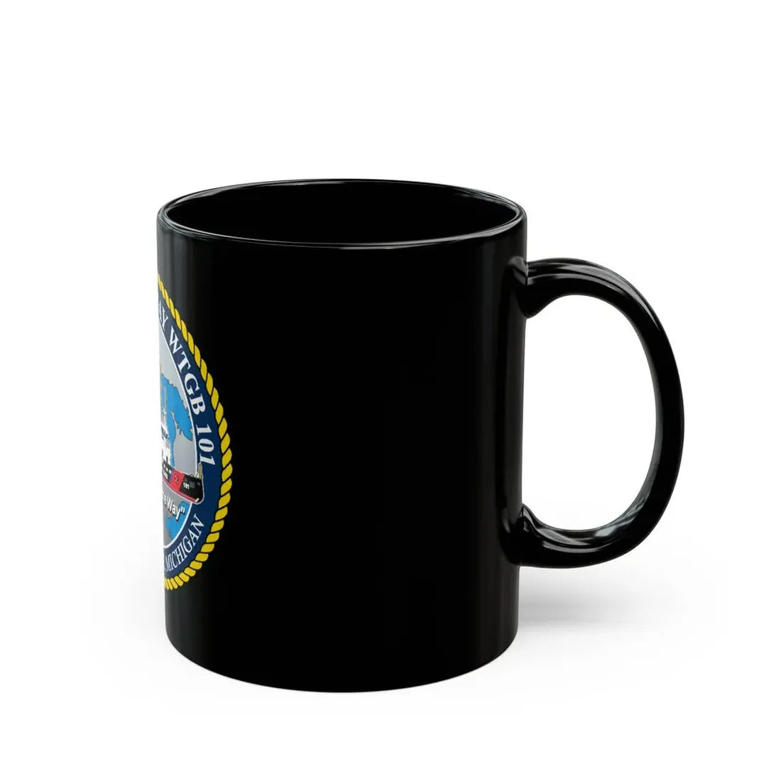 USCG Katmai Bay WTGB 101 (U.S. Coast Guard) Black Coffee Mug - Go Mug Yourself