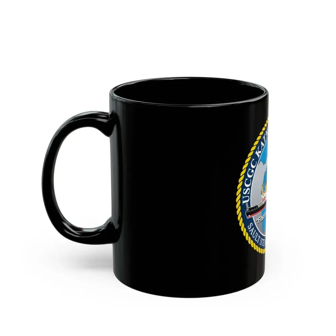 USCG Katmai Bay WTGB 101 (U.S. Coast Guard) Black Coffee Mug - Go Mug Yourself