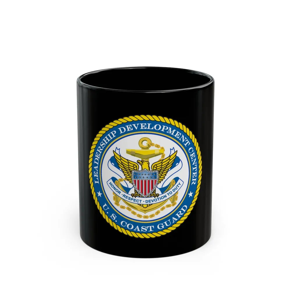 USCG LDC (U.S. Coast Guard) Black Coffee Mug-11oz-Go Mug Yourself