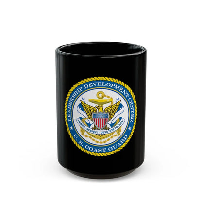 USCG LDC (U.S. Coast Guard) Black Coffee Mug-15oz-Go Mug Yourself