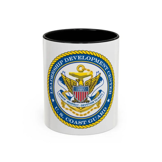 USCG LDC (U.S. Coast Guard) Accent Coffee Mug 11oz Black - Go Mug Yourself