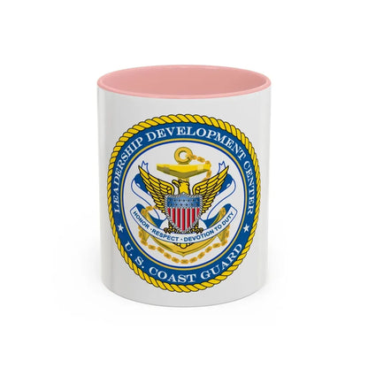 USCG LDC (U.S. Coast Guard) Accent Coffee Mug 11oz Pink - Go Mug Yourself