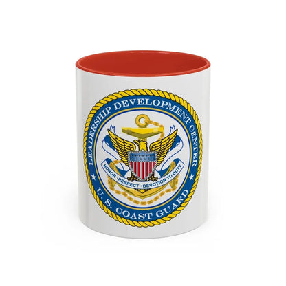 USCG LDC (U.S. Coast Guard) Accent Coffee Mug 11oz Red - Go Mug Yourself