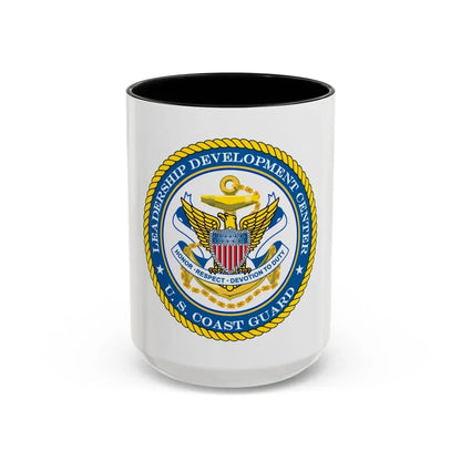 USCG LDC (U.S. Coast Guard) Accent Coffee Mug 15oz Black - Go Mug Yourself