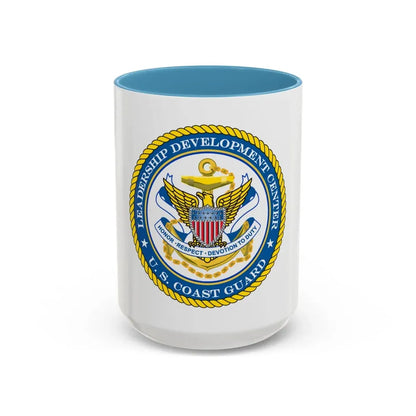 USCG LDC (U.S. Coast Guard) Accent Coffee Mug 15oz Light Blue - Go Mug Yourself