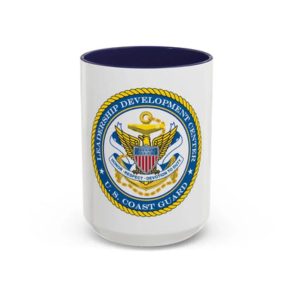 USCG LDC (U.S. Coast Guard) Accent Coffee Mug 15oz Navy - Go Mug Yourself