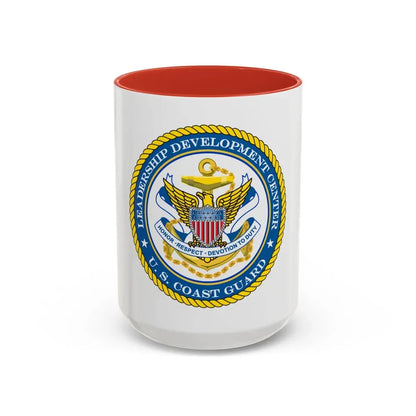 USCG LDC (U.S. Coast Guard) Accent Coffee Mug 15oz Red - Go Mug Yourself