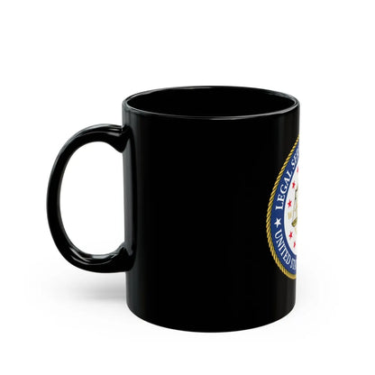 USCG Legal Service Command (U.S. Coast Guard) Black Coffee Mug-Go Mug Yourself