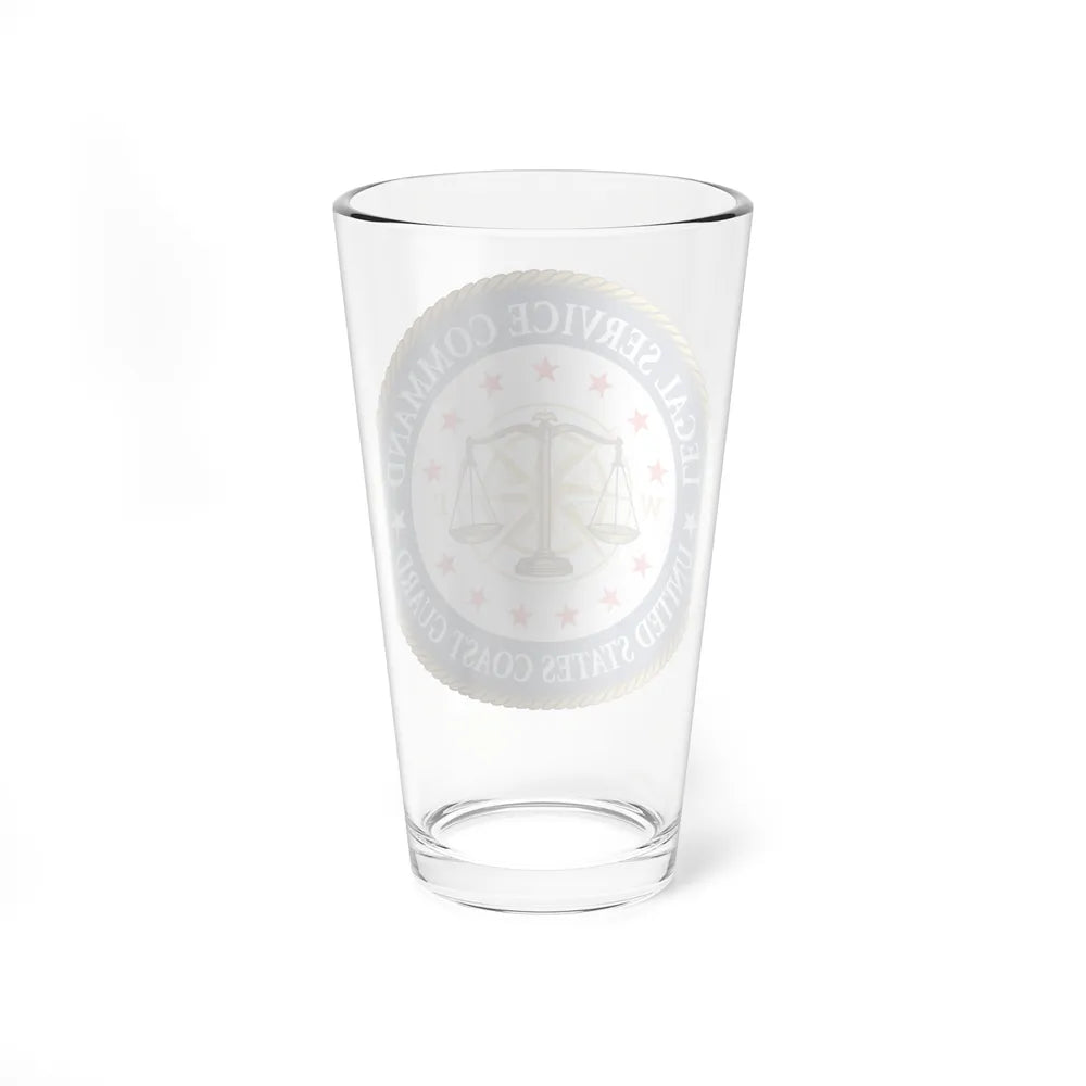 USCG Legal Service Command (U.S. Coast Guard) Pint Glass 16oz-Go Mug Yourself