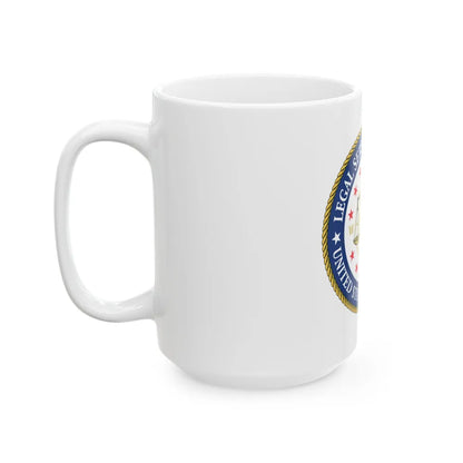 USCG Legal Service Command (U.S. Coast Guard) White Coffee Mug-Go Mug Yourself