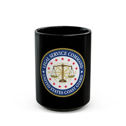 USCG Legal Service Command (U.S. Coast Guard) Black Coffee Mug 15oz - Go Mug Yourself