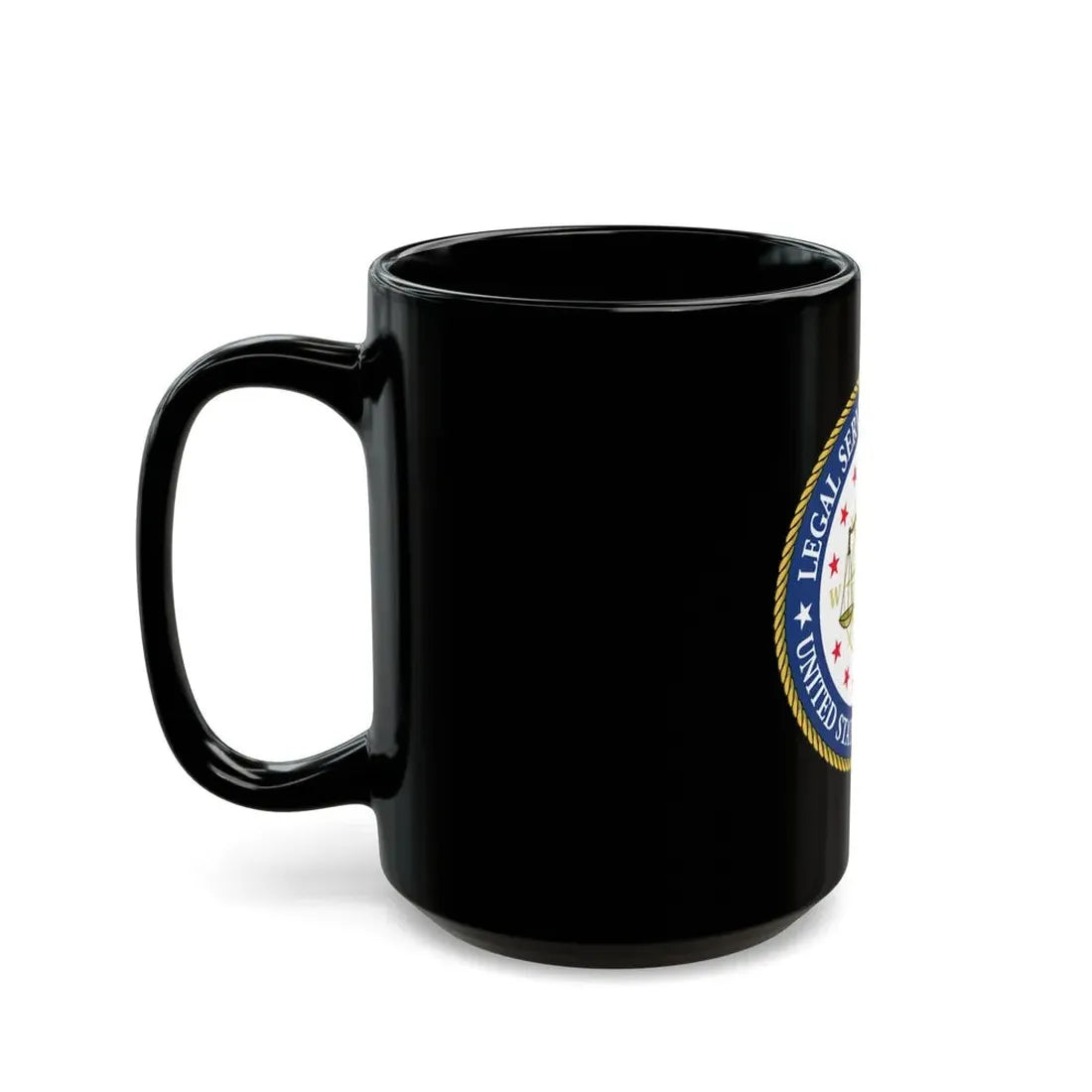 USCG Legal Service Command (U.S. Coast Guard) Black Coffee Mug - Go Mug Yourself