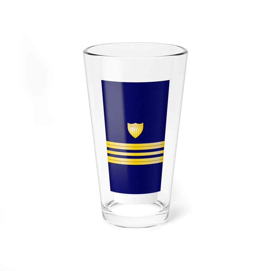 USCG Lieutenant Commander Insignia Sleeve (United States) (Military Rank) Pint Glass 16oz 16oz - Go Mug Yourself