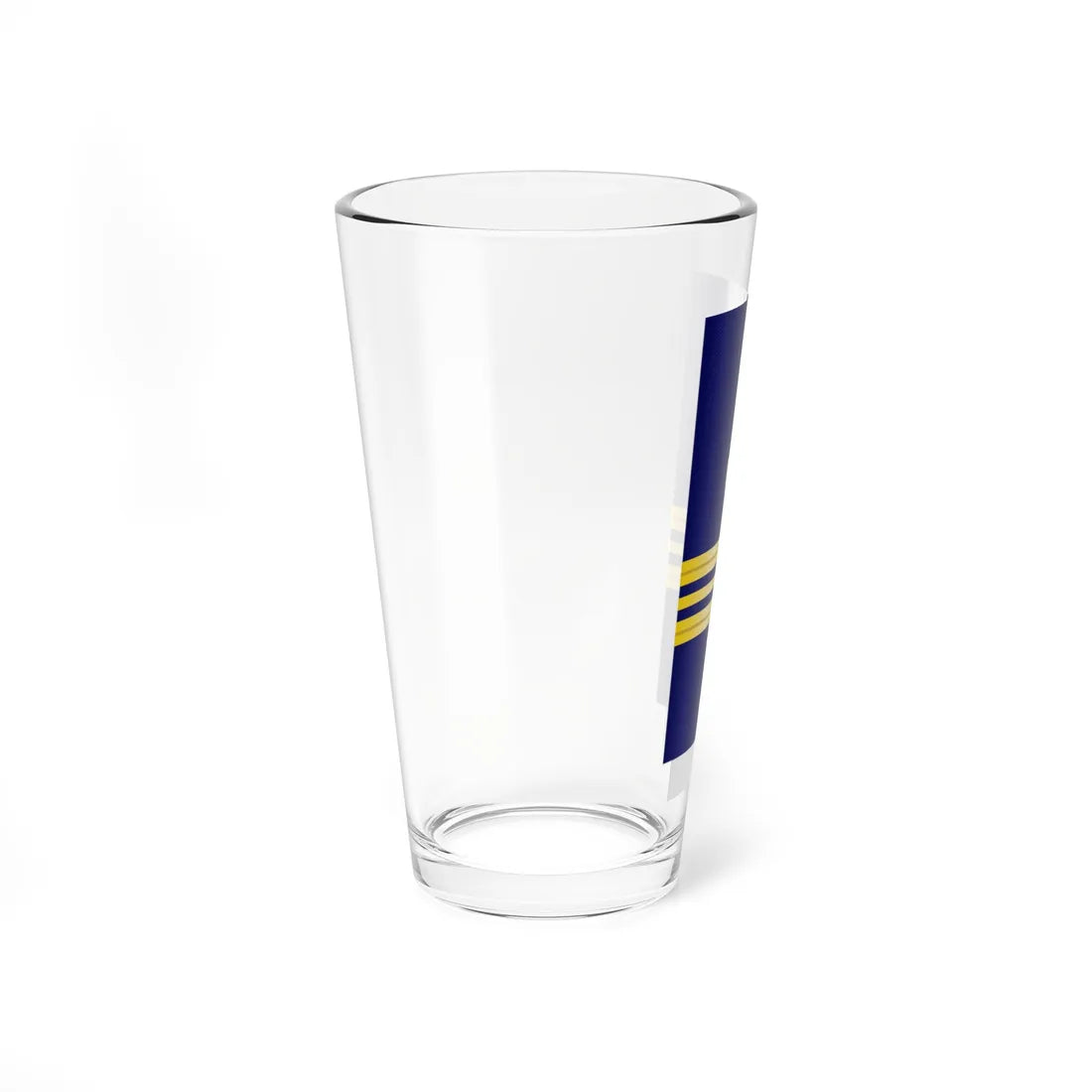 USCG Lieutenant Commander Insignia Sleeve (United States) (Military Rank) Pint Glass 16oz - Go Mug Yourself