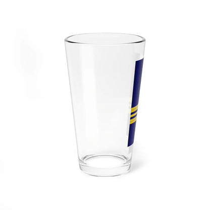 USCG Lieutenant Commander Insignia Sleeve (United States) (Military Rank) Pint Glass 16oz - Go Mug Yourself