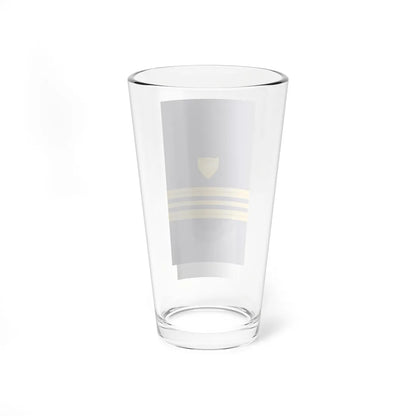 USCG Lieutenant Commander Insignia Sleeve (United States) (Military Rank) Pint Glass 16oz - Go Mug Yourself