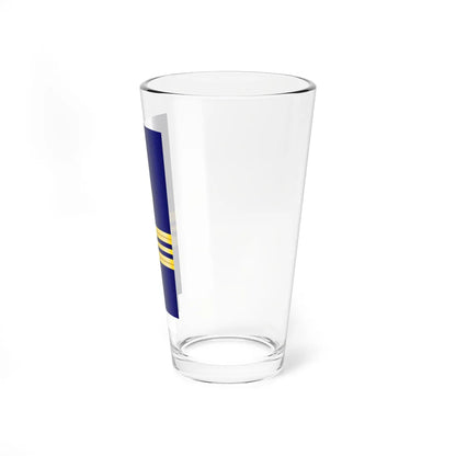 USCG Lieutenant Commander Insignia Sleeve (United States) (Military Rank) Pint Glass 16oz - Go Mug Yourself