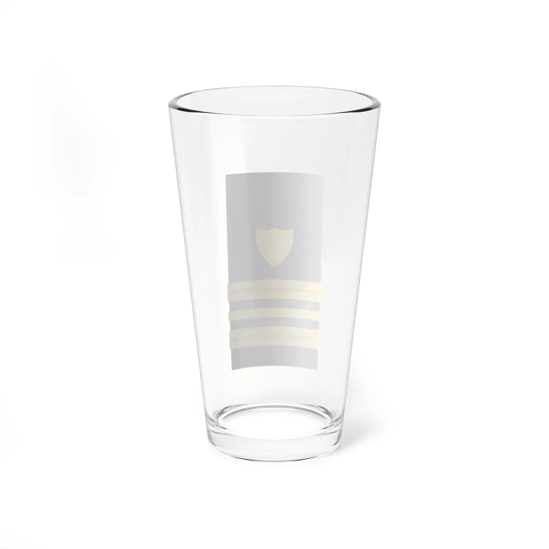 USCG Lieutenant Commander Shoulder Board Enhanced (United States) (Military Rank) Pint Glass 16oz - Go Mug Yourself