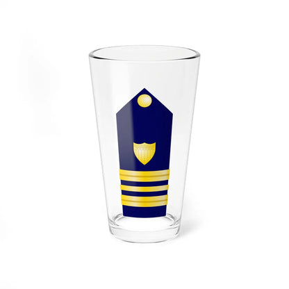 USCG Lieutenant Commander Shoulder Board (United States) (Military Rank) Pint Glass 16oz 16oz - Go Mug Yourself