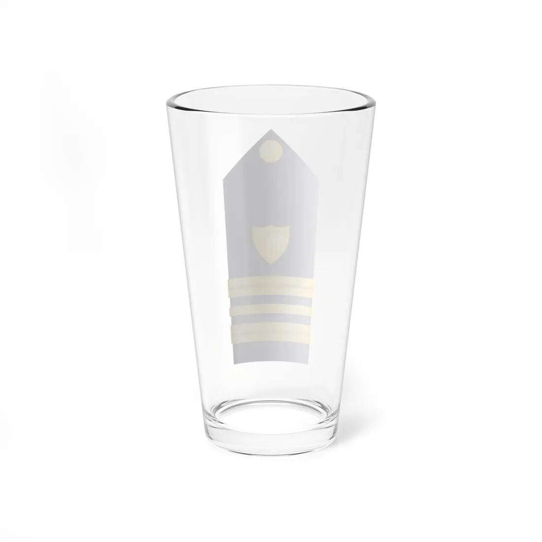 USCG Lieutenant Commander Shoulder Board (United States) (Military Rank) Pint Glass 16oz - Go Mug Yourself