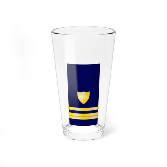 USCG Lieutenant JG Shoulder Board Enhanced (United States) (Military Rank) Pint Glass 16oz 16oz - Go Mug Yourself