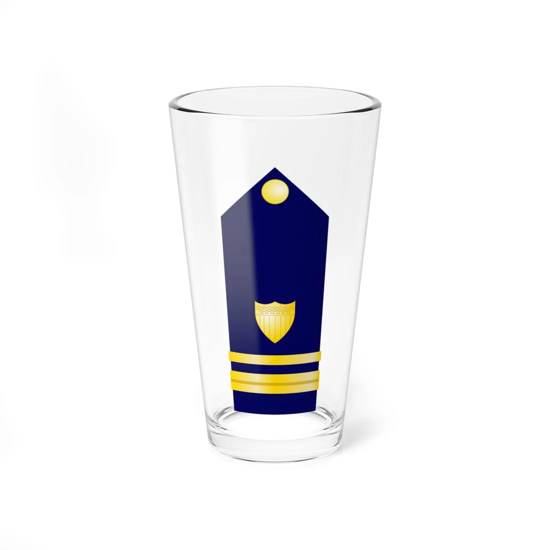 USCG Lieutenant JG Shoulder Board (United States) (Military Rank) Pint Glass 16oz 16oz - Go Mug Yourself