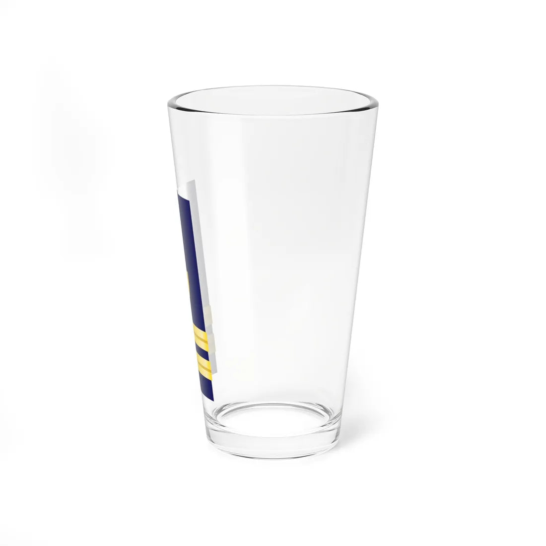 USCG Lieutenant Shoulder Board Enhanced (United States) (Military Rank) Pint Glass 16oz - Go Mug Yourself