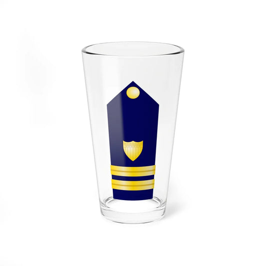 USCG Lieutenant Shoulder Board (United States) (Military Rank) Pint Glass 16oz 16oz - Go Mug Yourself