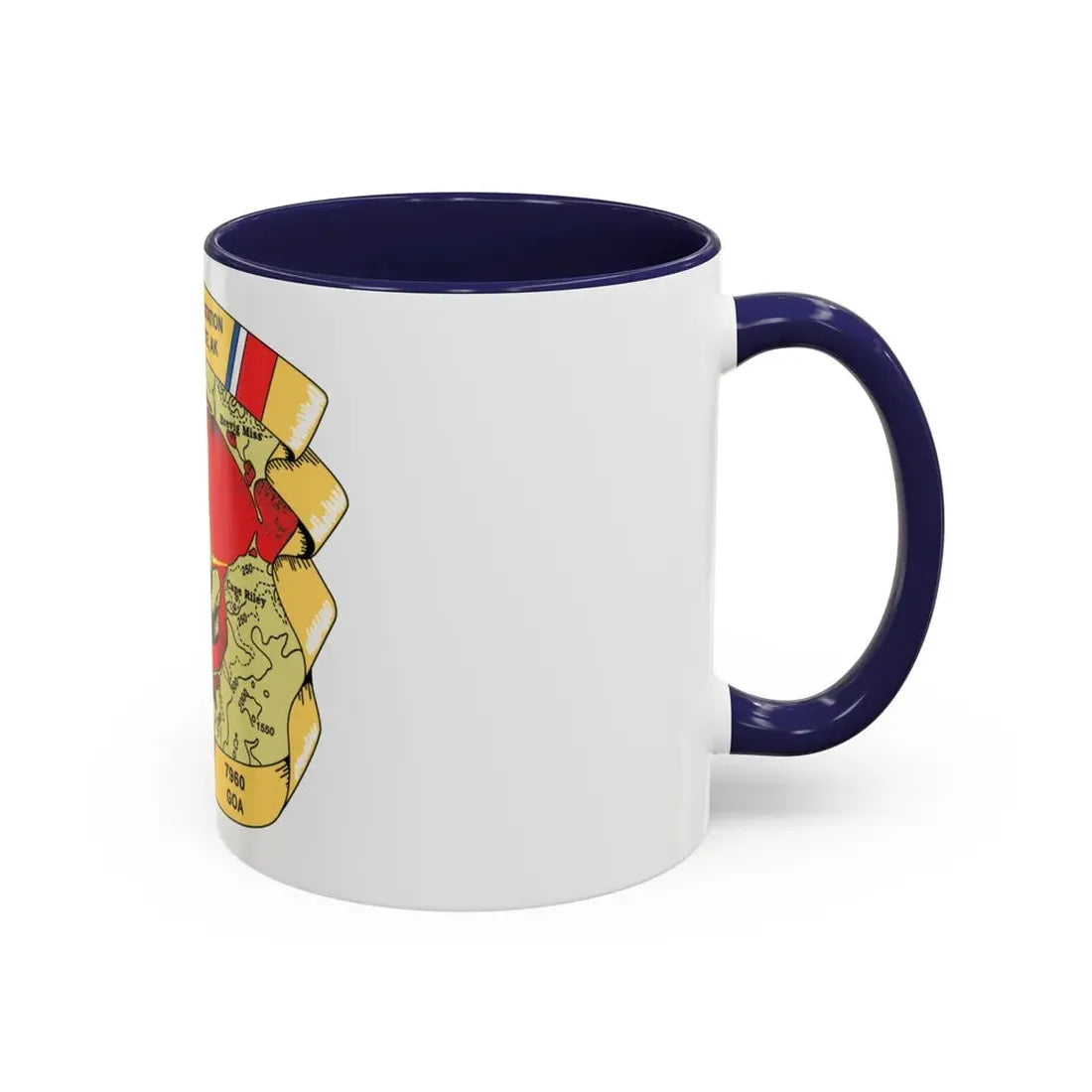 USCG Loran C  Station Port Clarence AK (U.S. Coast Guard) Accent Coffee Mug - Go Mug Yourself