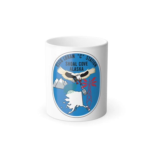 USCG Loran C Station Shoal Cove Alaska (U.S. Coast Guard) Color Changing Mug 11oz-11oz-Go Mug Yourself