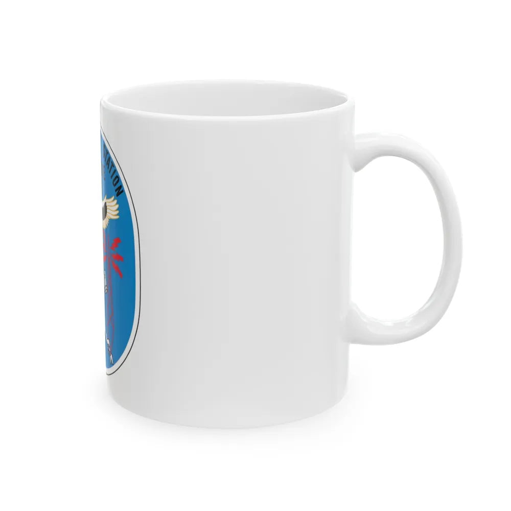 USCG Loran C Station Shoal Cove Alaska (U.S. Coast Guard) White Coffee Mug-Go Mug Yourself