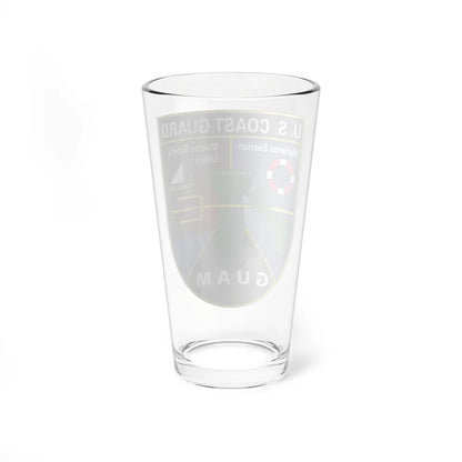 USCG Marianas Sect MSO Guam (U.S. Coast Guard) Pint Glass 16oz-Go Mug Yourself