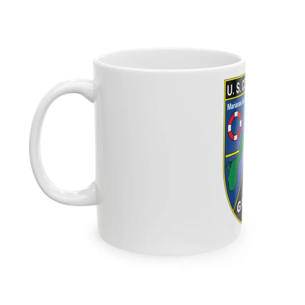 USCG Marianas Sect MSO Guam (U.S. Coast Guard) White Coffee Mug-Go Mug Yourself