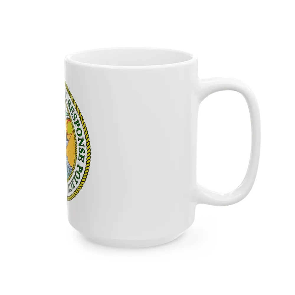 USCG Marine Environmental Resp Policy (U.S. Coast Guard) White Coffee Mug-Go Mug Yourself