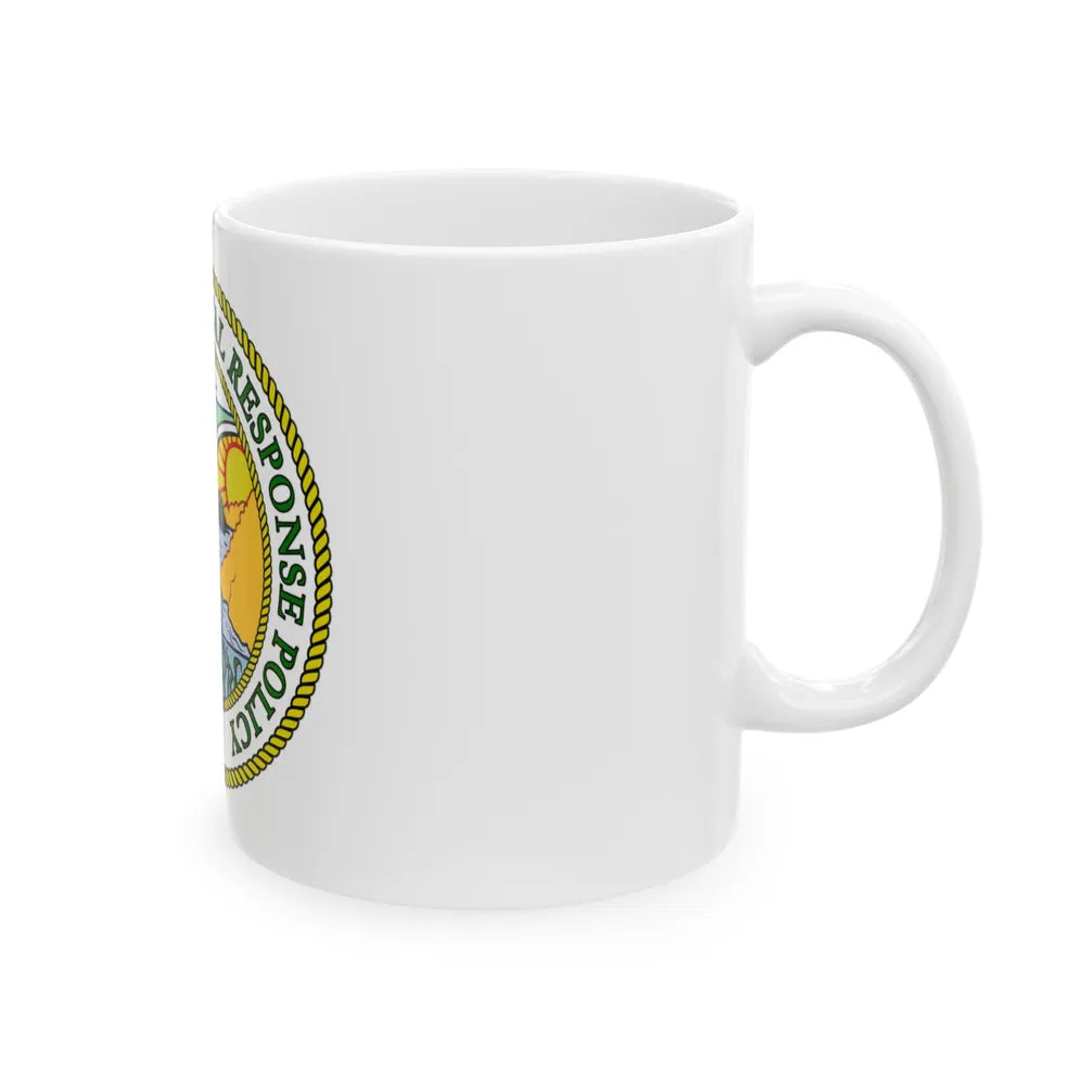 USCG Marine Environmental Resp Policy (U.S. Coast Guard) White Coffee Mug-Go Mug Yourself