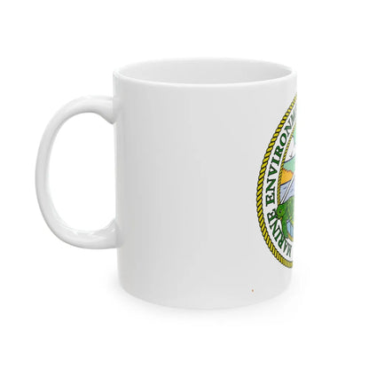 USCG Marine Environmental Resp Policy (U.S. Coast Guard) White Coffee Mug-Go Mug Yourself