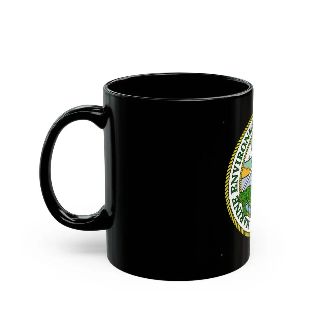 USCG Marine Environmental Resp Policy (U.S. Coast Guard) Black Coffee Mug - Go Mug Yourself