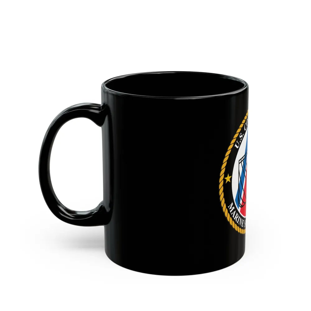 USCG MARINE SAFETY CENTER (U.S. Coast Guard) Black Coffee Mug-Go Mug Yourself